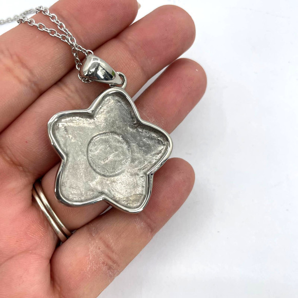 Fashion Pendant Silver Color Chain Women's Necklace - Picture 7 of 9